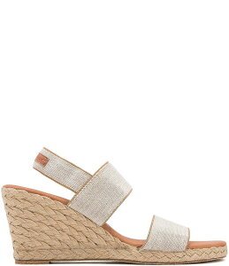 �A���h���A �A�[�X ���f�B�[�X �V���[�Y �X���b�|���E���[�t�@�[ �T���_�� Andre Assous Allison Banded Espadrille Sandals Beige Linen �x�[�W��