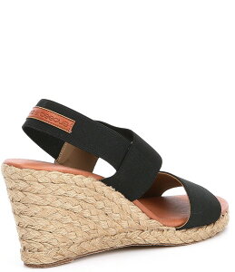 �A���h���A �A�[�X ���f�B�[�X �V���[�Y �X���b�|���E���[�t�@�[ �T���_�� Andre Assous Allison Banded Espadrille Sandals Black �u���b�N