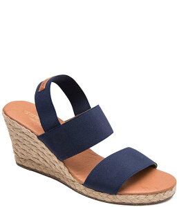 AhA A[X fB[X V[Y Xb|E[t@[ T_ Andre Assous Allison Banded Espadrille Sandals Navy lCr[
