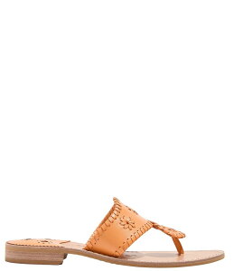 yz WbNW[X fB[X T_ V[Y Jacks Leather Flat Thong Sandals Apricot