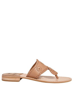 �W���b�N���W���[�X ���f�B�[�X �V���[�Y �T���_�� ���U�[ Jack Rogers Jacks Leather Flat Thong Sandals Cafe Au Lait/Cafe Au Lait