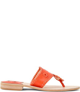 �W���b�N���W���[�X ���f�B�[�X �V���[�Y �T���_�� ���U�[ Jack Rogers Jacks Leather Flat Thong Sandals Flame