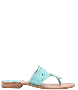 �W���b�N���W���[�X ���f�B�[�X �V���[�Y �T���_�� ���U�[ Jack Rogers Jacks Leather Flat Thong Sandals Turquoise �^�[�R�C�Y