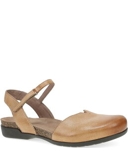 �_���X�R ���f�B�[�X �V���[�Y �p���v�X �A���N�� ���U�[ Dansko Rowan Leather Ankle Strap Shoes Honey