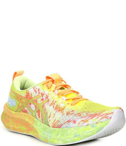 AVbNX Y V[Y Xj[J[ vg ASICS Men's NOOSA TRI 16 Printed Running Shoes Safety Yellow/Cool Matcha CG[