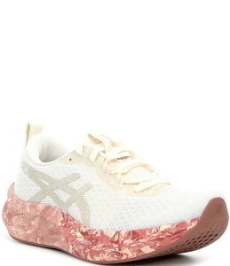 AVbNX fB[X V[Y Xj[J[ vg ASICS Women's Noosa Tri 16 Printed Outsole Running Shoes Cream/Breeze N[