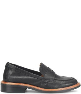 �\�t�g ���f�B�[�X �V���[�Y �p���v�X ���U�[ ���[�t�@�[ Sofft Mara Ultra Soft Leather Penny Keeper Loafers Black �u���b�N