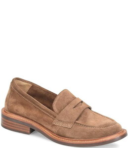 \tg fB[X V[Y pvX XG[h [t@[ Sofft Mara Ultra Soft Suede Penny Keeper Loafers Light Brown uE