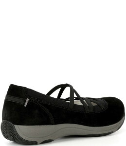 �_���X�R ���f�B�[�X �V���[�Y �X�j�[�J�[ �X�G�[�h Dansko Harper Suede Crossover Elastic Banded Slip On Mary Jane Sneakers Black �u���b�N