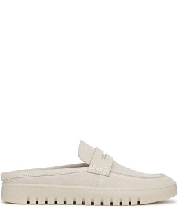 oCIjbN fB[X V[Y pvX vbgtH[ XG[h [t@[ Vionic Uptown Mule 2 Suede Penny Keeper Platform Loafer Mules Parchment