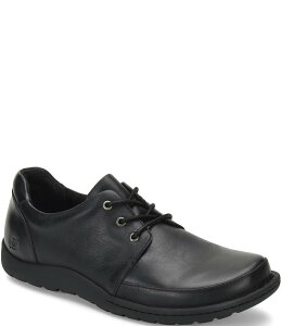 �{�[�� �����Y �V���[�Y �h���X�V���[�Y ���[�X ���U�[ Born Men's Nigel 3-Eye Leather Lace Up Shoes Black �u���b�N