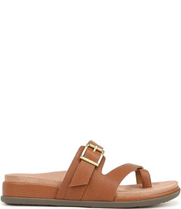 oCIjbN fB[X V[Y T_ U[ Vionic Carmela Leather Strappy Slide Sandals Tan ^