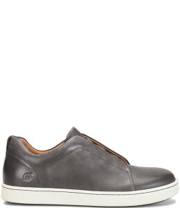 {[ Y V[Y Xb|E[t@[ Xj[J[ U[ Born Men's Banks Slip-On Leather Sneakers Grafite Grey O[