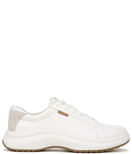 hN^[EV[ fB[X V[Y Xj[J[ [X U[ Dr. Scholl's Feel Good Plantar Fasciitis Leather Lace Up Sneakers White zCg