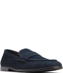 yz Ah Y Xb|E[t@[ V[Y Men's Journey Suede Penny Loafers Navy