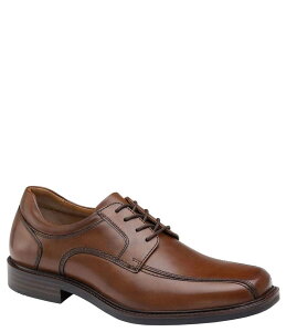 【送料無料】 ジョンストンアンドマーフィー メンズ ドレスシューズ シューズ Men's Tabor Run Off Leather Lace Up Bike Toe Oxfords Tan