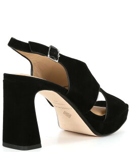 �A���g�j�I �����[�j ���f�B�[�X �V���[�Y �T���_�� �v���b�g�t�H�[�� �X�G�[�h Antonio Melani Dana Suede Platform Xband Slingback Sandals Black �u���b�N