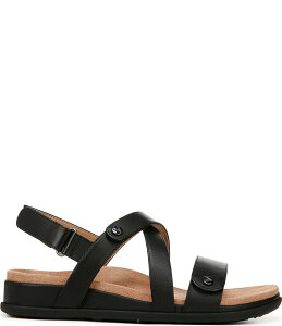 oCIjbN fB[X V[Y T_ U[ Vionic Cypress Leather Sandals Black ubN
