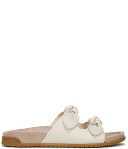 oCIjbN fB[X V[Y T_ U[ Vionic Elara Leather Knotted Detail Slide Sandals White zCg