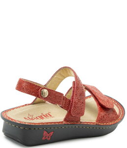 �A���O���A ���f�B�[�X �V���[�Y �T���_�� �v���b�g�t�H�[�� ���U�[ Alegria Verona Lazer Etched Leather Platform Sandals Coralita