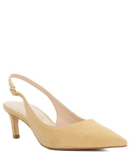 f[h fB[X V[Y q[ XG[h Dune London Celinna Suede Slingback Pumps Sand Th