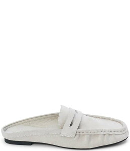}`X fB[X V[Y pvX XG[h [t@[ Matisse Porta Suede Penny Loafer Mules Light Grey O[