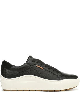 hN^[EV[ fB[X V[Y Xj[J[ vbgtH[ U[ Dr. Scholl's Women's Take Time Leather Platform Sneakers Black ubN