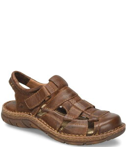 【送料無料】 ボーン メンズ サンダル シューズ Men's Cabot III Leather Fisherman Sandals Brown