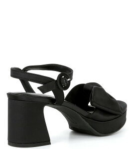 �J�b�p�[�L�[ ���f�B�[�X �V���[�Y �T���_�� �v���b�g�t�H�[�� �T�e�� Copper Key Lux Satin Bow Platform Dress Sandals Black �u���b�N