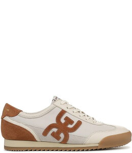 TGf} fB[X {gX JWApc Xj[J[ [X S Sam Edelman Ivey Double-E Logo Lace Up Sneakers Ivory/Brown AC{[