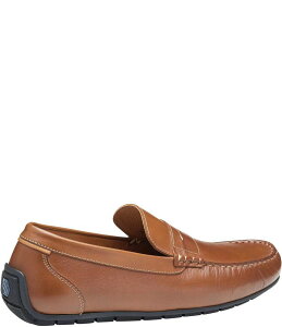 WXgAh}[tB[ Y V[Y Xb|E[t@[ U[ [t@[ Johnston & Murphy Men's Beck Leather Slip On Penny Loafers Tan ^