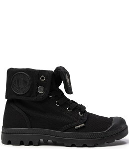 pfBE fB[X V[Y u[cECu[c Xj[J[ [X Palladium Women's Baggy Foldover Lace-Up Sneakers Black ubN