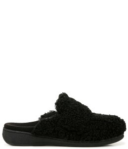 oCIjbN fB[X V[Y T_ Vionic Gemma Faux Shearling Mule Slippers Black ubN