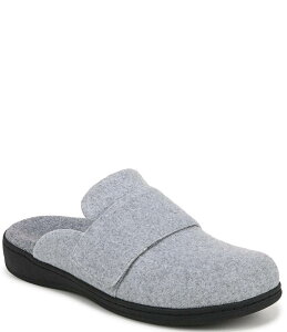 oCIjbN fB[X V[Y T_ Vionic Gemma Flannel Mule Slippers Light Grey O[