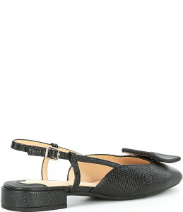 �A���b�N�X�}���[ ���f�B�[�X �V���[�Y �p���v�X ���U�[ Alex Marie Micah Textured Leather Slingback Flats Black �u���b�N