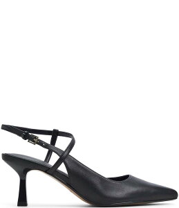 �A���h ���f�B�[�X �V���[�Y �q�[�� ���U�[ ALDO Axelle Leather Slingback Pumps Black �u���b�N