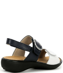 ���~�J ���f�B�[�X �V���[�Y �p���v�X �T���_�� �A���N�� ���U�[ Romika Ibiza 12 Leather Ankle-Wrap Sandals Blue �u���[