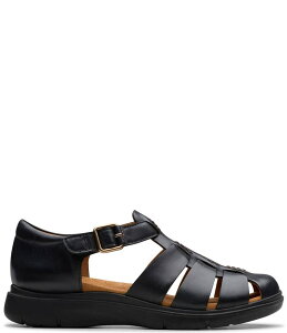 N[NX fB[X V[Y T_ U[ Clarks Artisan Certina Sun Leather Fisherman Sandals Black ubN