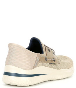 XPb`[Y Y V[Y Xb|E[t@[ jbg Skechers Men's Delson 3.0 Roth Washable Knit Slip-Ins Taupe g[v
