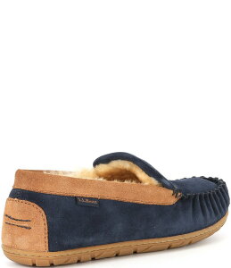 �G���G���r�[�� �����Y �V���[�Y �T���_�� L.L.Bean Men's Wicked Good Venetian Slippers Carbon Navy/Saddle �l�C�r�[