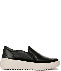 �o�C�I�j�b�N ���f�B�[�X �V���[�Y �X�j�[�J�[ �v���b�g�t�H�[�� ���U�[ Vionic Kearny Leather Platform Sneakers Black �u���b�N