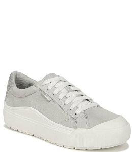 hN^[EV[ fB[X V[Y Xj[J[ vbgtH[ XG[h Dr. Scholl's Dr Scholl's Time Off Microsuede Platform Sneakers Grey O[