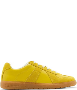 XeB[u }f Y V[Y hXV[Y U[ Yellow Steve Madden Men's Dixon Leather and Suede Low-Top Gum Sole Sneakers