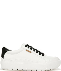 hN^[EV[ fB[X V[Y Xj[J[ vbgtH[ Dr. Scholl's Time Off Platform Sneakers White/Black zCg