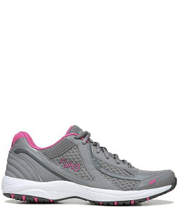 ���C�J ���f�B�[�X �V���[�Y �X�j�[�J�[ Ryka Dash 3 Walking Shoes Grey/Pink �O���[