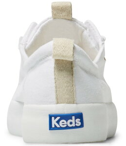 �P�b�Y ���f�B�[�X �{�g���X �J�W���A���p���c �X�j�[�J�[ ���[�X Keds Kickback Canvas Laced Slip-On Sneakers White �z���C�g