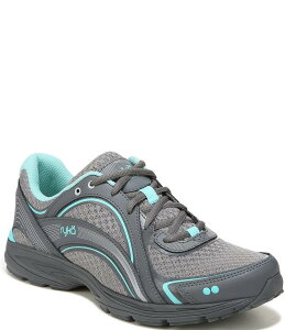 ���C�J ���f�B�[�X �V���[�Y �X�j�[�J�[ Ryka Sky Walk Walking Sneakers Grey/Aqua �O���[