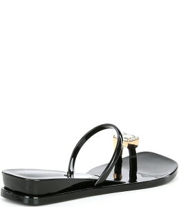 �W�F�t���[ �L�����x�� ���f�B�[�X �V���[�Y �T���_�� Jeffrey Campbell Balia Ring Jelly Wedge Slide Sandals Black �u���b�N