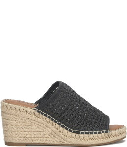 bL[uh fB[X V[Y T_ Lucky Brand Cabriah Woven Espadrille Wedge Sandals Black ubN