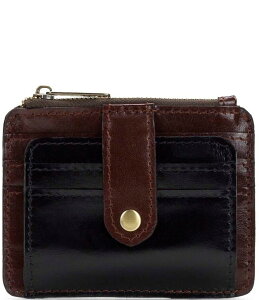 �p�g���V�A�i�V�� ���f�B�[�X �A�N�Z�T���[ ���z ���U�[ Patricia Nash Cassis Leather ID Case Wallet Black/British Tan �u���b�N